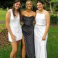 Sheath/Column Strapless Glitter Corset Prom Dresses With Ruched