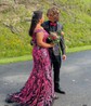 Sheath/Column Off-the-shoulder Sparkly Sequin Prom Dresses