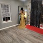 Sheath/Column Off-the-shoulder Sparkly Sequin Prom Dresses