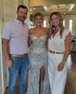 Sheath/Column Off-the-shoulder Sparkly Sequin Prom Dresses