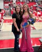 Mermaid V-neck Satin Corset Beaded Prom Dresses