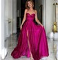 Ball Gown Sweetheart Glitter Prom Dresses With Ruched