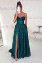 Ball Gown Sweetheart Glitter Prom Dresses With Ruched