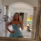 Princess Strapless Chiffon Tiered Prom Dresses With Appliques
