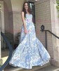 Ball Gown Strapless Satin Floral Prom Dresses With Ruched