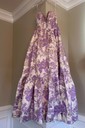 Ball Gown Strapless Satin Floral Prom Dresses With Ruched