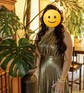 Ball Gown One Shoulder Metallic Prom Dresses With Ruched