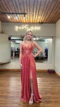 Sparkly A-line Sweetheart Metallic Prom Dresses With Ruched