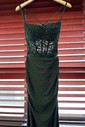 Mermaid Square Neck Jersey Beaded Prom Dresses With Appliques