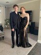 Mermaid V-neck Lace Strapless Prom Dresses With Beading