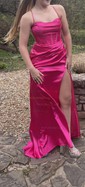 Mermaid Cowl Neck Satin Corset Prom Dresses With Ruched
