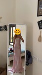 Mermaid Scoop Neck Satin Prom Dresses With Ruched