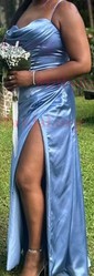 Sheath/Column Cowl Neck Satin Corset Prom Dresses With Ruched