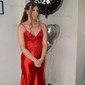 Mermaid V-neck Glitter Prom Dresses With Appliques