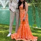 Mermaid V-neck Sparkly Sequin Prom Dresses With Appliques