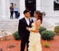 Ball Gown Strapless Chiffon Ruffle Tiered Prom Dresses