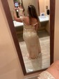Sheath/Column Off-the-shoulder Sparkly Sequin Prom Dresses With Ruched