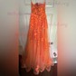 Ball Gown Tulle Strapless Prom Dresses With Appliques