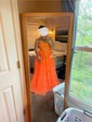 Ball Gown Tulle Strapless Prom Dresses With Appliques