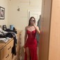 Sheath/Column V-neck Sparkly Sequin Prom Dresses With Appliques