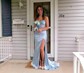 Mermaid Strapless Satin Corset Prom Dresses With Beading