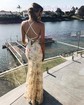 Mermaid V-neck Sparkly Sequin Prom Dresses