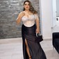 Mermaid Off-the-shoulder Satin Corset Prom Dresses With Fringe