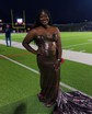 Sheath/Column Strapless Metallic Prom Dresses With Ruched