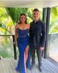 Sheath/Column Strapless Sparkly Sequin Prom Dresses With Beading
