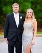 Sheath/Column Strapless Sparkly Sequin Prom Dresses With Beading