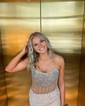 Sheath/Column Strapless Sparkly Sequin Prom Dresses With Beading