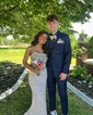 Sheath/Column Strapless Sparkly Sequin Prom Dresses With Beading
