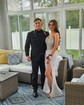 Sheath/Column Strapless Sparkly Sequin Prom Dresses With Beading