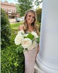 Sheath/Column Strapless Sparkly Sequin Prom Dresses With Beading