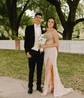 Sheath/Column Strapless Sparkly Sequin Prom Dresses With Beading