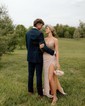 Sheath/Column Strapless Sparkly Sequin Prom Dresses With Beading