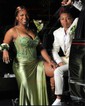 Sheath/Column Sweetheart Satin Corset Prom Dresses With Appliques