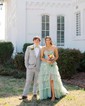Ball Gown Strapless Tulle Tiered Prom Dresses With Appliques