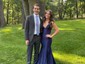 Trumpet/Mermaid V-neck Jersey Sweep Train Prom Dresses With Ruched