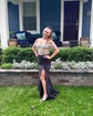 Mermaid Off-the-shoulder Satin Prom Dresses With Beading