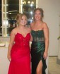 Sheath/Column Strapless Satin Prom Dresses With Appliques