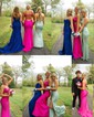 Sheath/Column Strapless Lace Prom Dresses With Ruched