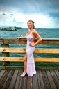 Sheath/Column V-neck Sparkly Sequin Backless Prom Dresses