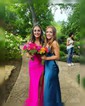 Mermaid One Shoulder Jersey Beaded Prom Dresses With Ruched