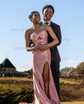 Mermaid Strapless Satin Cut Out Beaded Prom Dresses