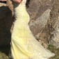 Mermaid Strapless Tulle Corset Prom Dresses With Appliques