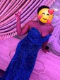 Mermaid V-neck Sparkly Sequin Prom Dresses