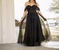 Ball Gown Off-the-shoulder Tulle Prom Dresses With Appliques