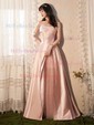 Ball Gown Strapless Satin Tulle Prom Dresses With Beading