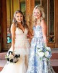 Ball Gown Strapless Satin Floral Prom Dresses With Ruched